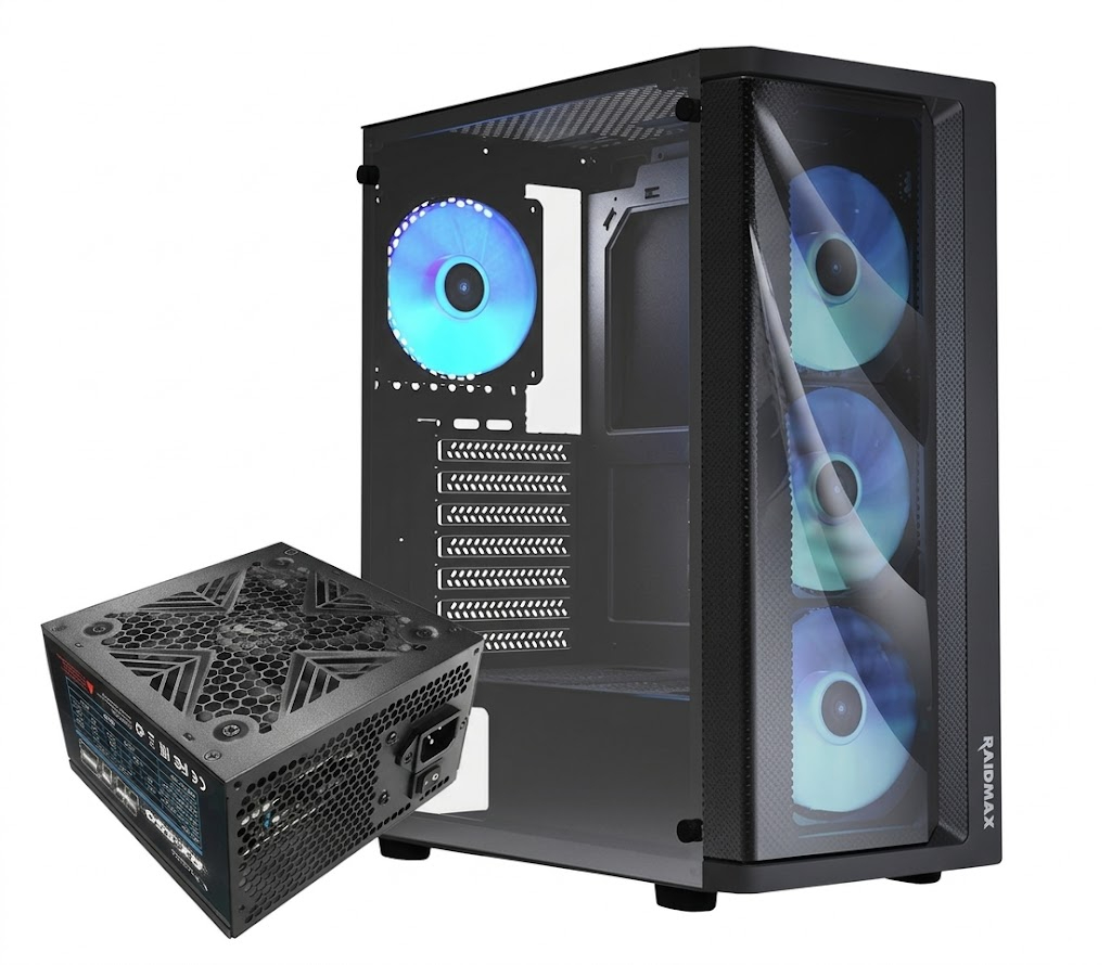 Gabinete 650w Raidmax Meshian X922 Argb Tg