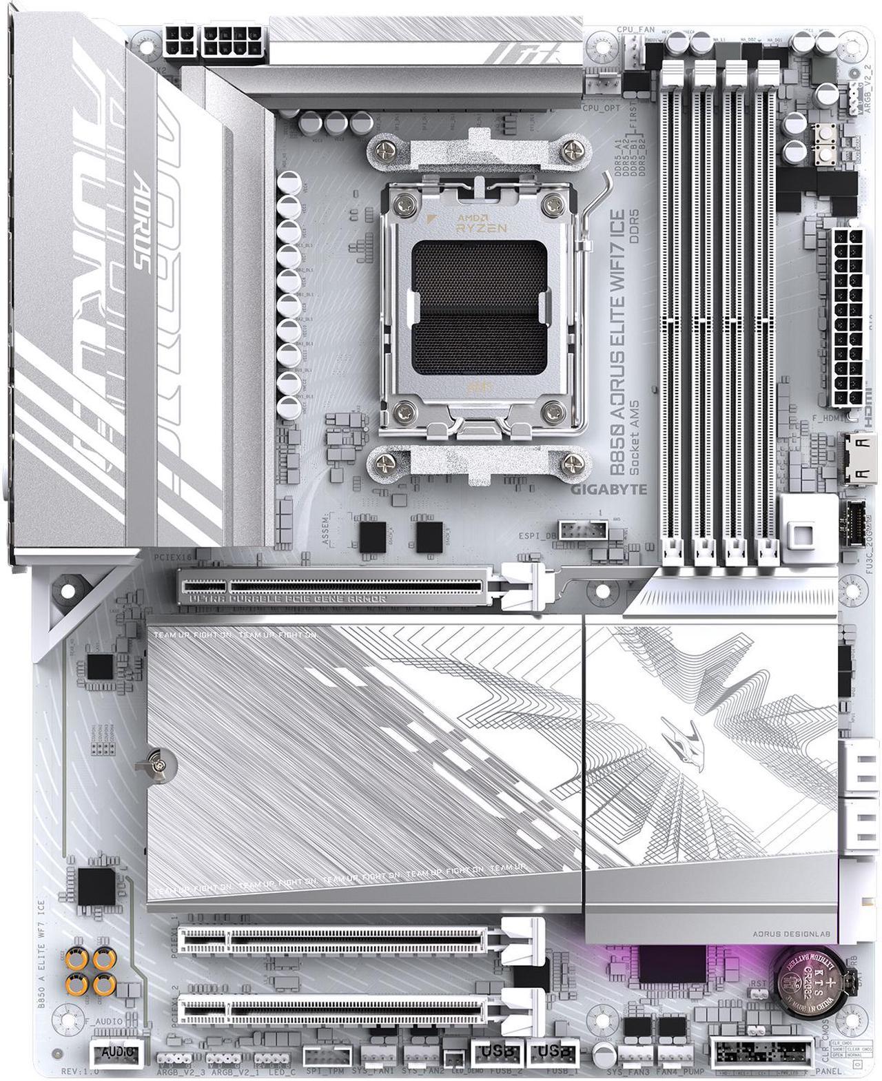 Mother Gigabyte (am5) B850 A Elite Wf7 Ice