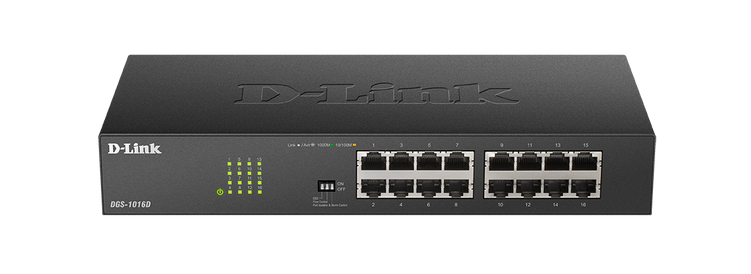 D-link Switch Dgs-1016a 16-port 10/1001000bps Unmanaged