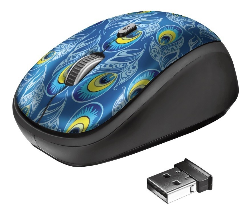 Mouse Trust Yvi Wireless Peacock
