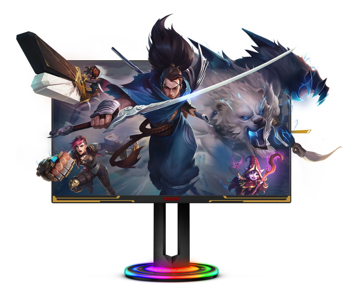 Aoc Monitor Led Plano Gamer 27 Agon Lol