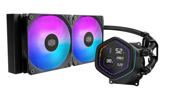 Water Cooler Master Masterliquid Core Nex Digital 240 Black Argb