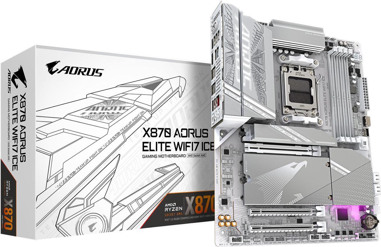 Mother Gigabyte (am5) X870 A Elite Wf7 Ice