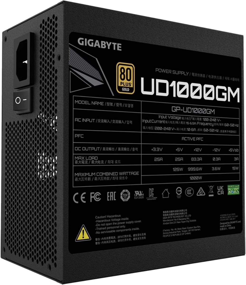 Fuente Gamer Gigabyte 1000w Gm