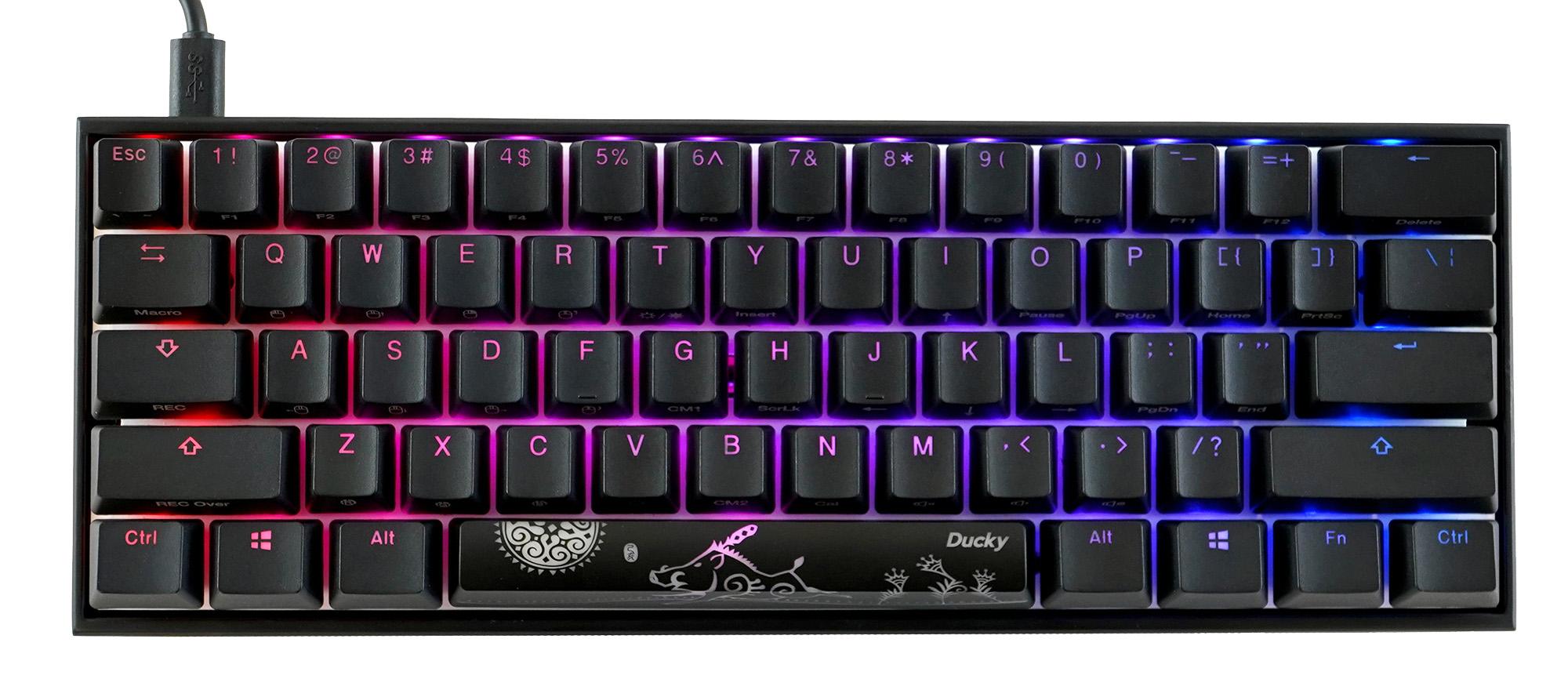 Teclado Gamer Ducky Mecha Mini V2 Rgb Kailh Box Brown Switch Mecanico Iso Sp