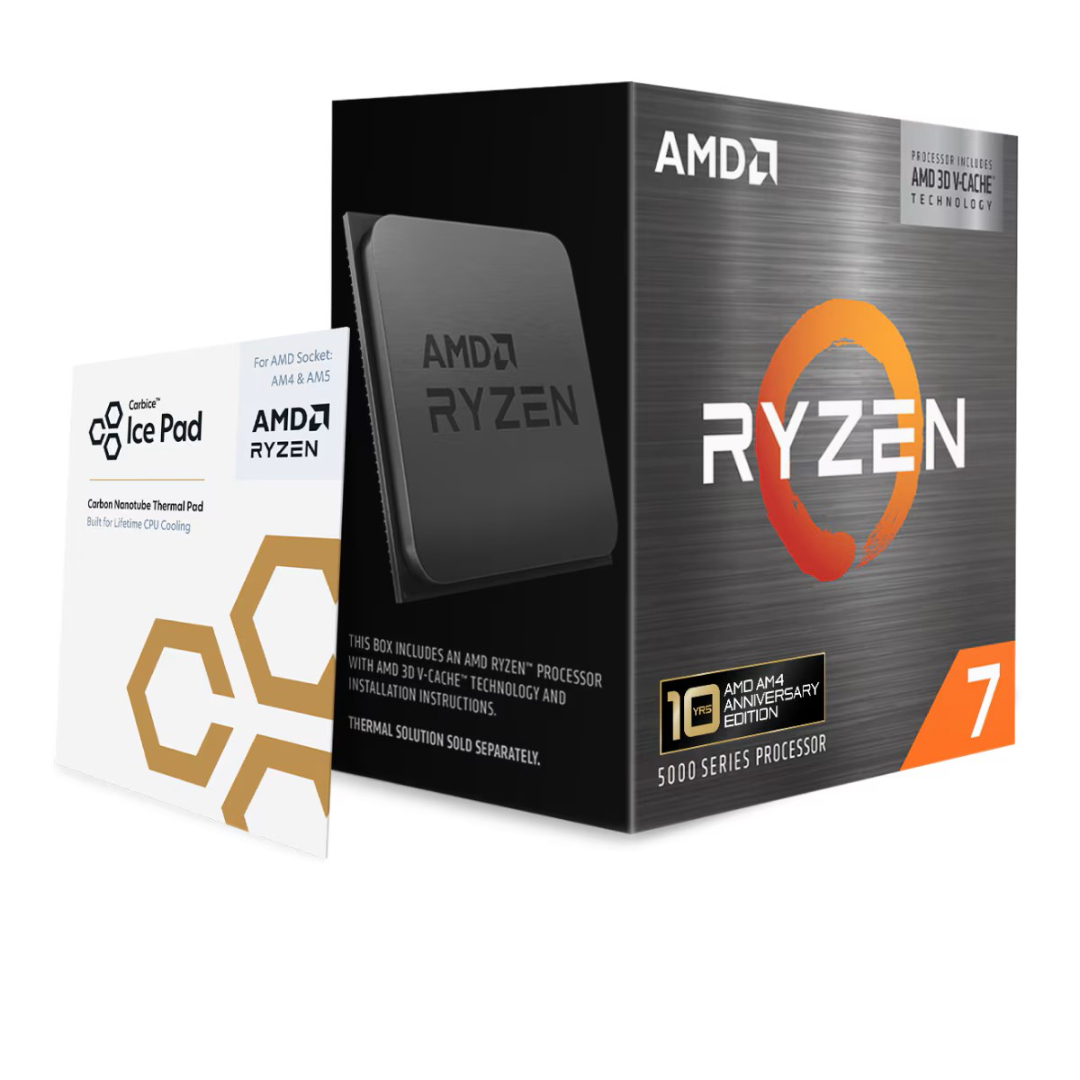 Procesador Amd (am4) Ryzen 7 5800x3d / Sin Cooler