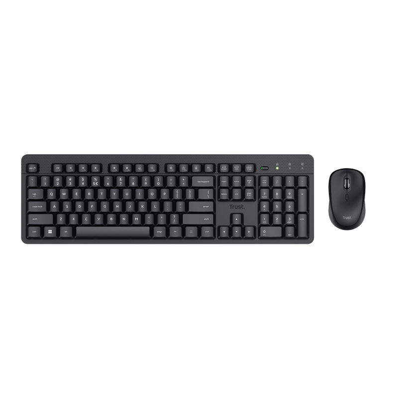 Combo Teclado Y Mouse Trust Ody Ii Wireless Es