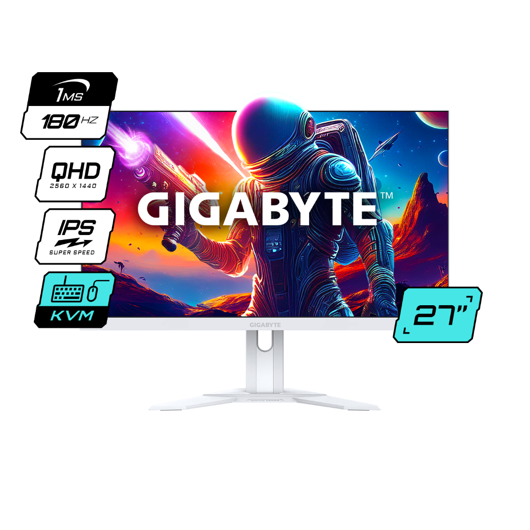 Monitor Gamer Gigabyte 27 M27qa Ice Sa (white)