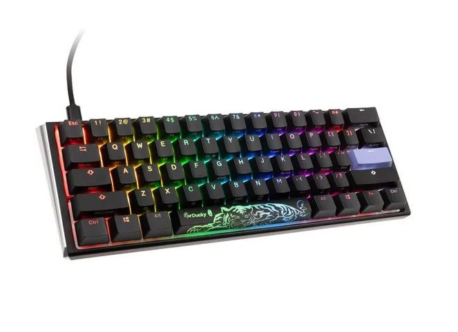 Teclado Mecanico Ducky One 3 Sf 65 Hotswap Cherry Mx Brown Retroiluminado Rgb Negro