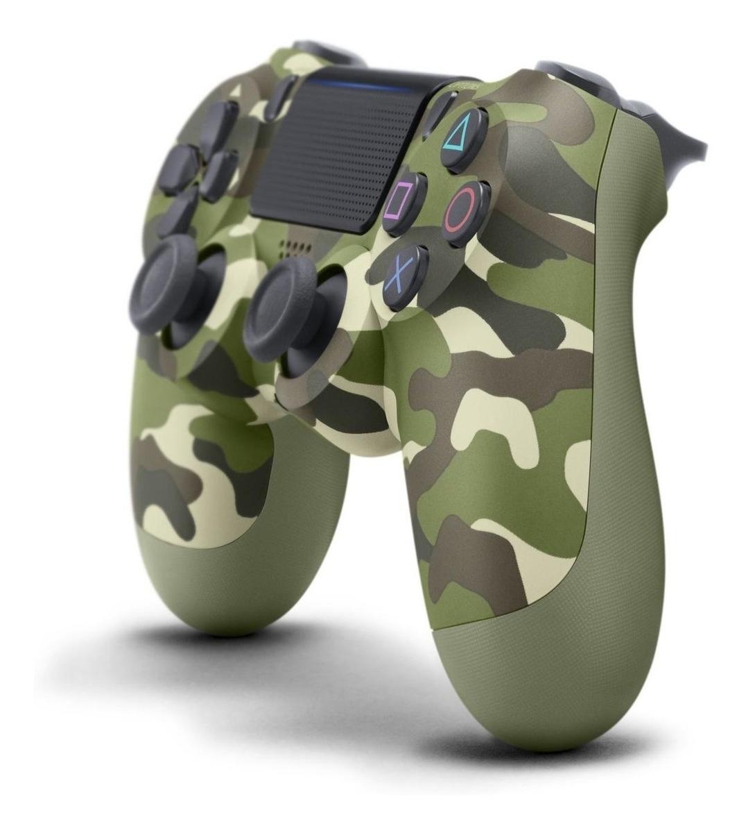 Joystick Ps4 Sony Dualshock 4 Green Camouflage