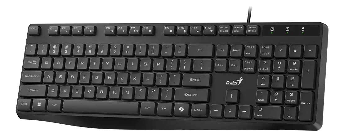 Teclado Genius Rs2 Kb-117s Ai Sp Blk Usb