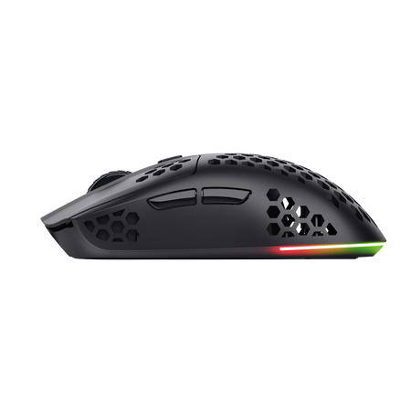 Mouse Trust Helox Gaming Wireless Liviano Black Gxt929