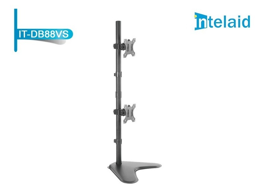 Soporte Intelaid De Escritorio Doble Monitor 13/32 Vesa 100x100 It-db88vs