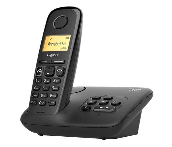 Gigaset Telefono Inalambrico A270a Am Black