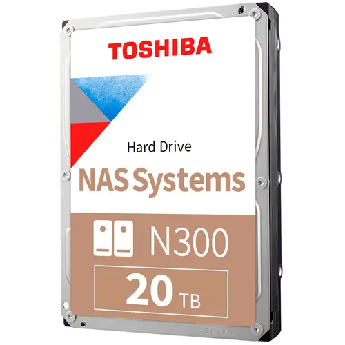 Hdd 20tb Toshiba N300 Nas Cmr 7200rpm 1024mb