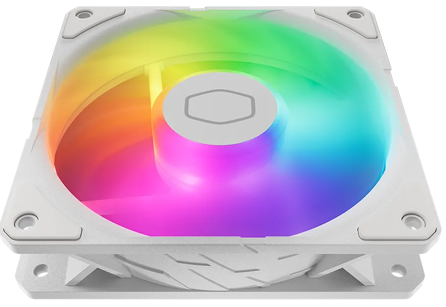 Cooler Gabinete Cooler Master Fan Sickleflow Edge 120 Argb White Edition