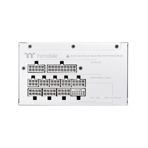 Fuente Gamer Thermaltake Tp Gt 750w Analog 80 Plus Gold White