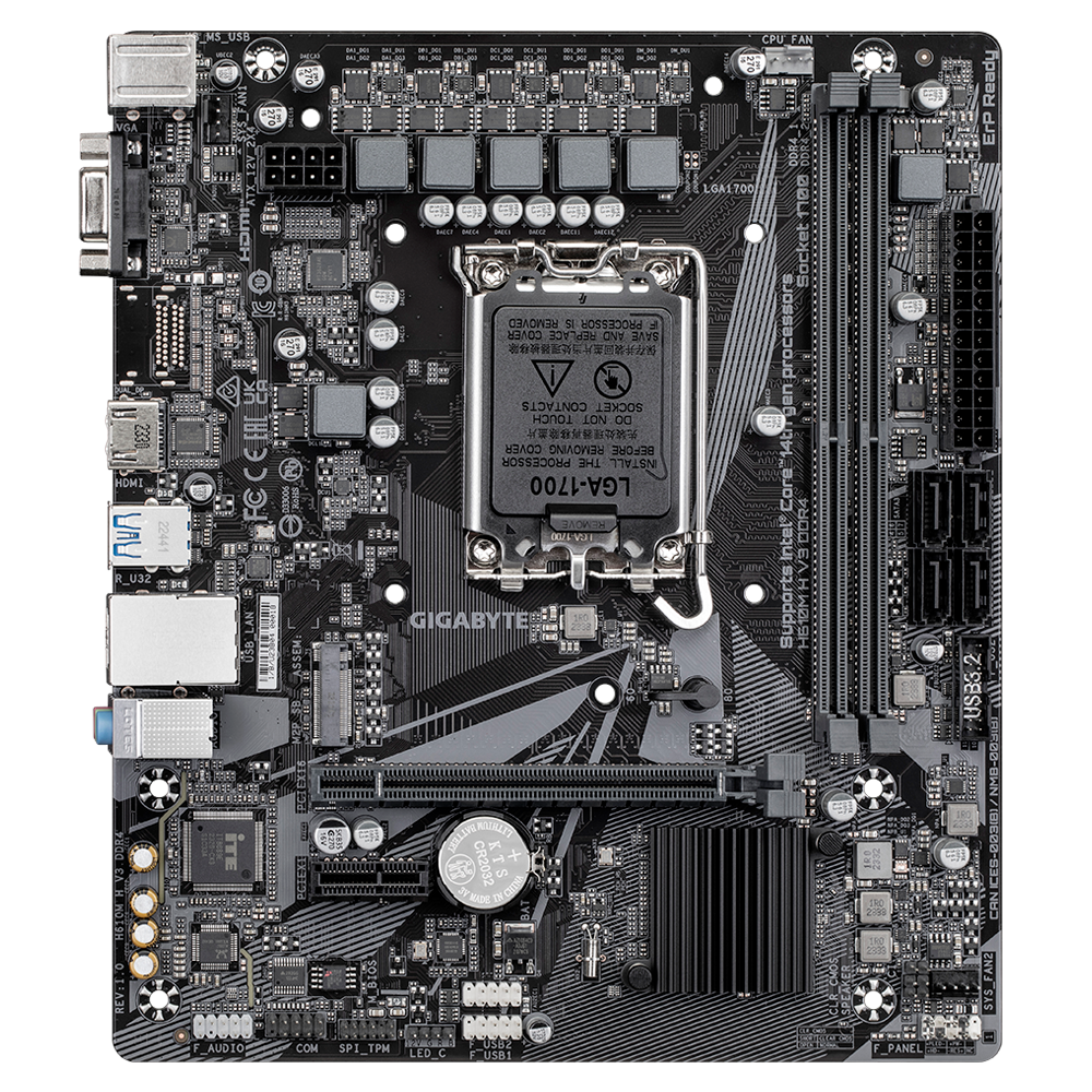 Mother Gigabyte (lga1700) H610m H V3 Ddr4