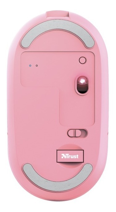 Mouse Trust Puck Wrl Rchrgable Pink