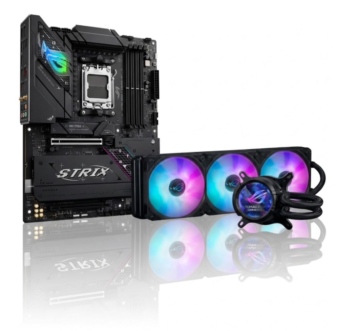Kit Mother Asus (am5) Rog Strix B850-f Gaming Wifi + Water Cooler Asus Rog Strix Lc Iii 360 Argb Lcd