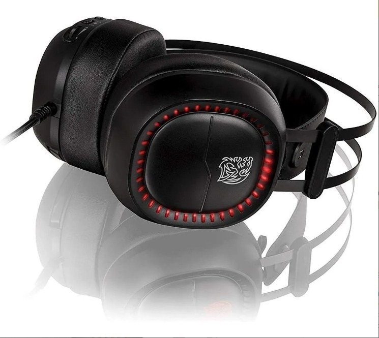 Auriculares Tt Esports Ht/shock Pro Rgb 7.1 Digital Black Full Size Rgb Color Led
