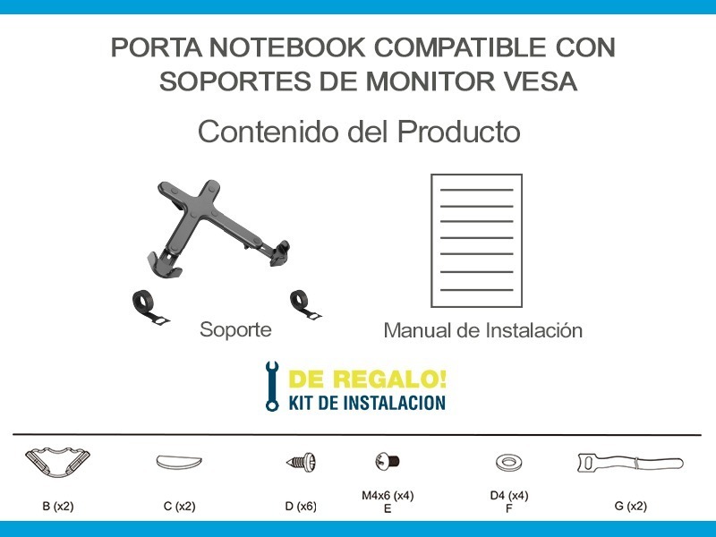 Soporte Intelaid Porta Notebook Ergonom 11 A 17 Mak 8k It-dst