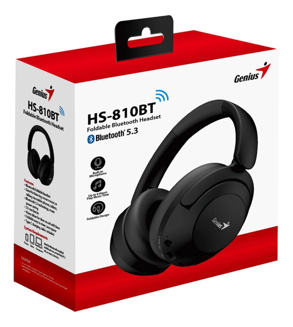 Auricular Genius Rs Hs-810bt Black