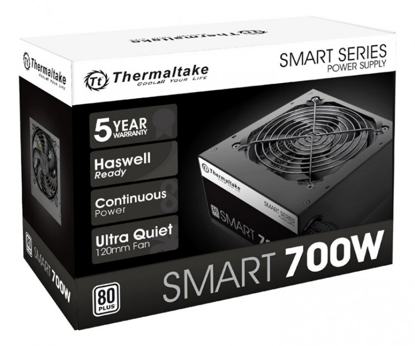 Gabinete C/fuente Thermaltake View 170 + Smart 700w 80 Plus White (white Edition)