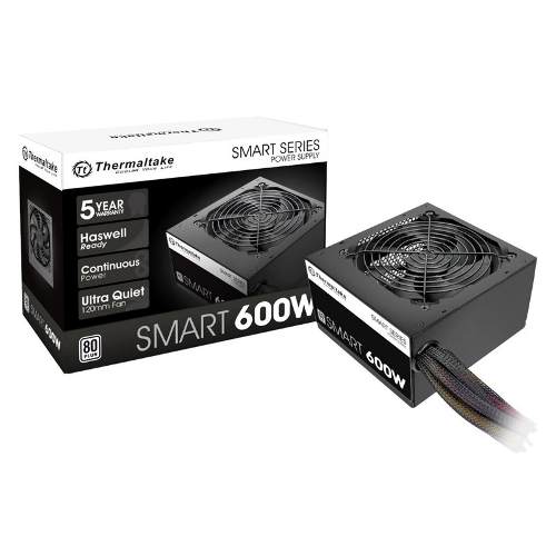 Fuente Gamer Thermaltake Smart White 600w 80 Plus
