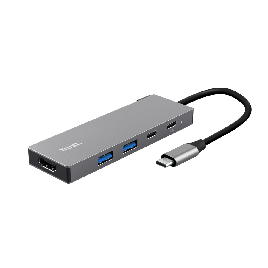 Accesorios Trust Dalyx 5 En 1 Multiport Adaptador