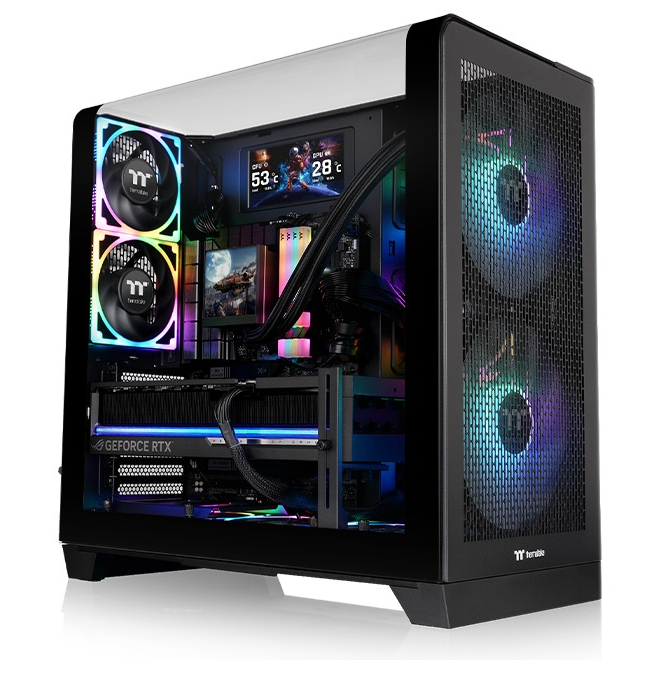 Gabinete Thermaltake View 390  Air Black Tempered Glass
