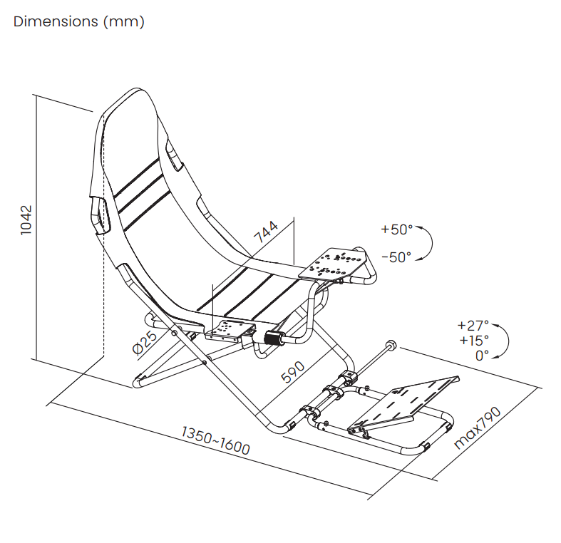 Soporte Intelaid Base Plegable Gaming It-egib