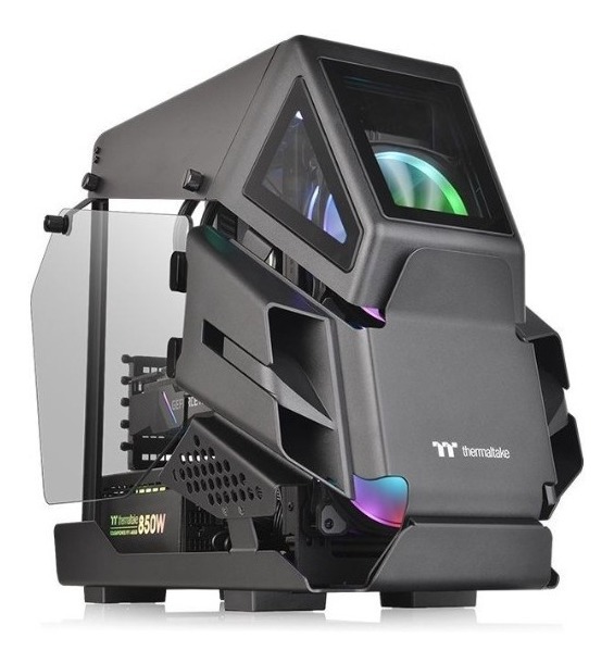 Gabinete Thermaltake Ah T200 Black Temp Glass
