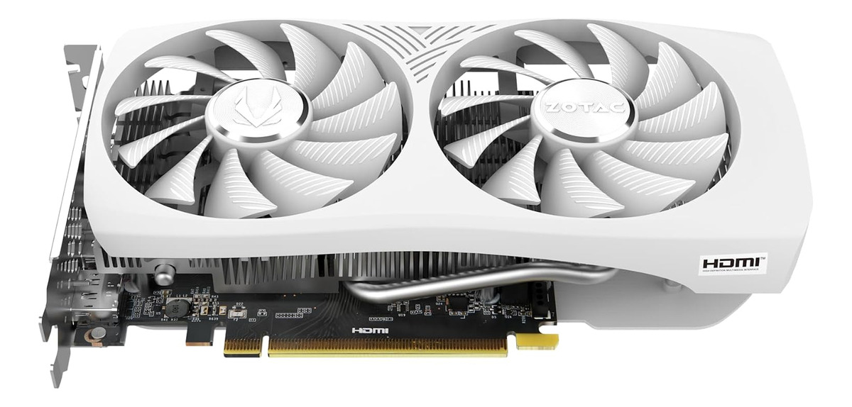Placa De Video Zotac Rtx 4060 8gb Twin Edge Oc White Edt