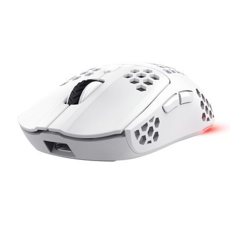Mouse Trust Helox Gaming Wireless Liviano White Gxt929w