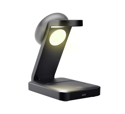 Accesorios Viro 3 En 1 Trust Cargador Mnagnetico