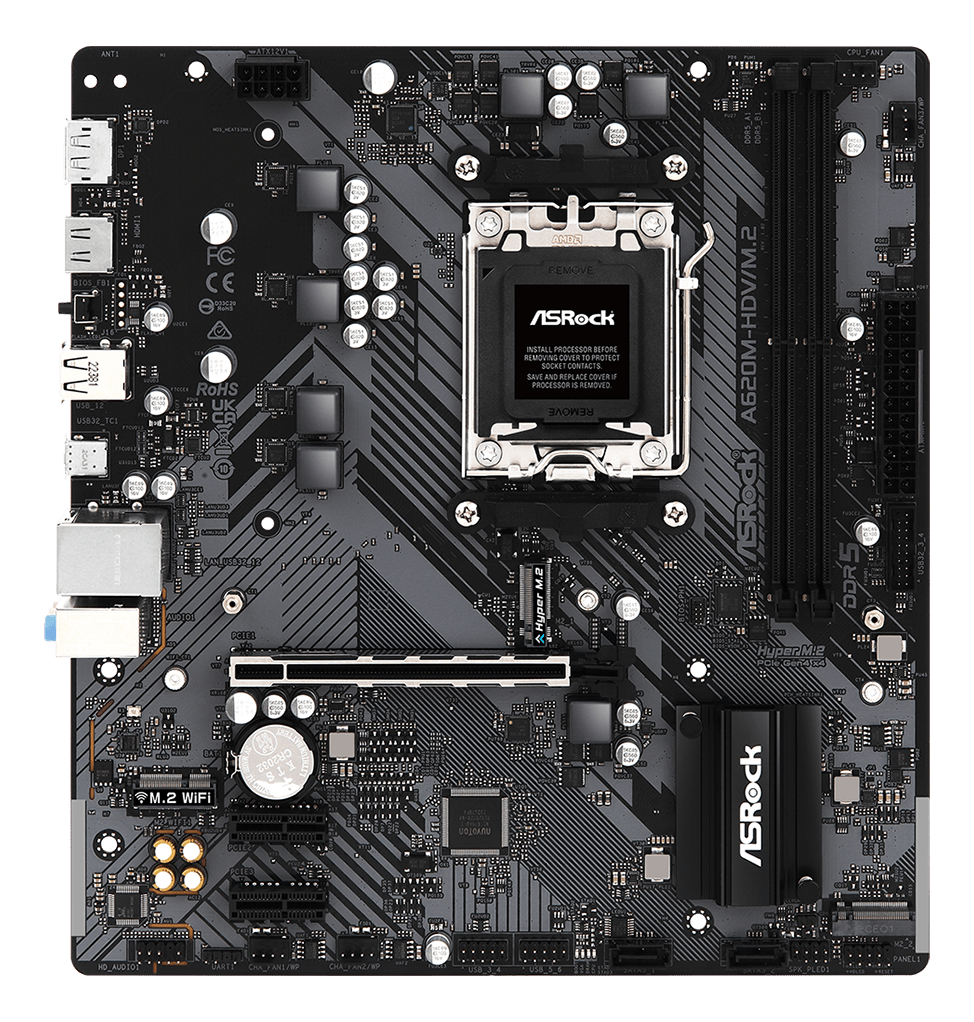 Mother Asrock (am5) A620m-hdv/m.2+