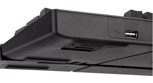 Teclado Gamer Tt Esports Neptune Elite Ttc Rgb Blue Axis Black Spanish