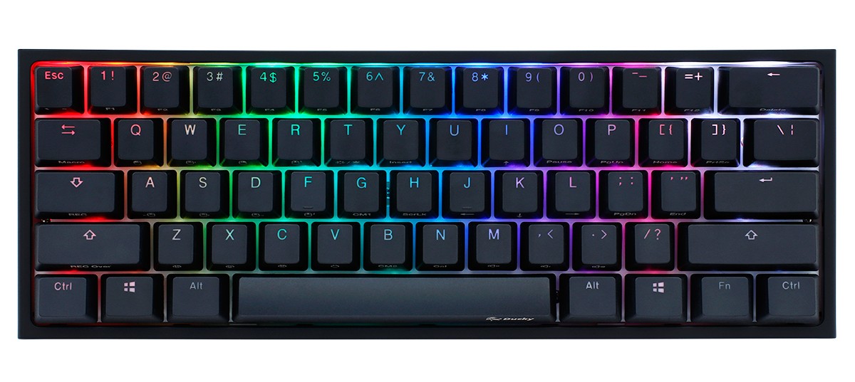 Teclado Gamer Ducky One 2 Mini Rgb Cherry Mx Brown Double-shot Pbt Mecanico