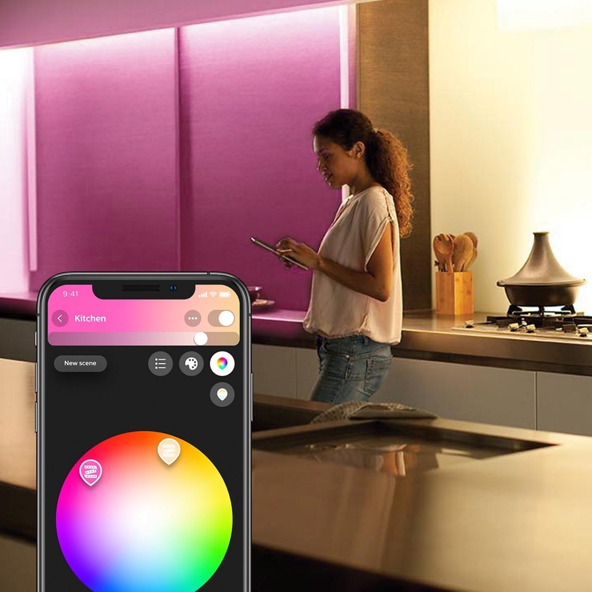 Accesorios Philips Hue Cable 2m Rgb Lightstrip Plus V4