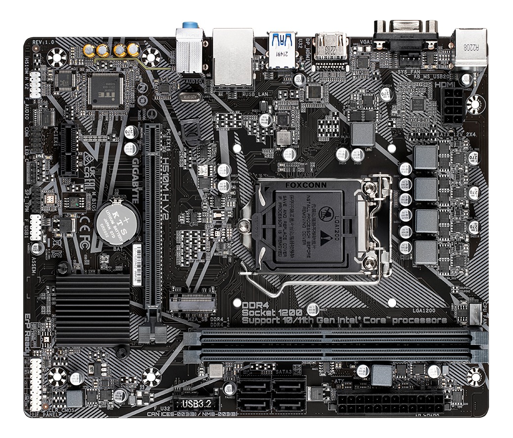 Mother Gigabyte (lga1200) H510m H V2