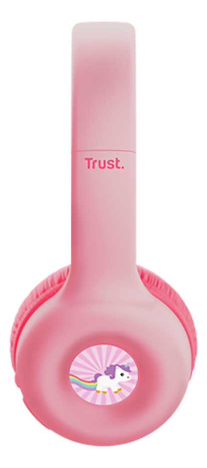 Auricular Trust Nouna Wireless Kids Pink