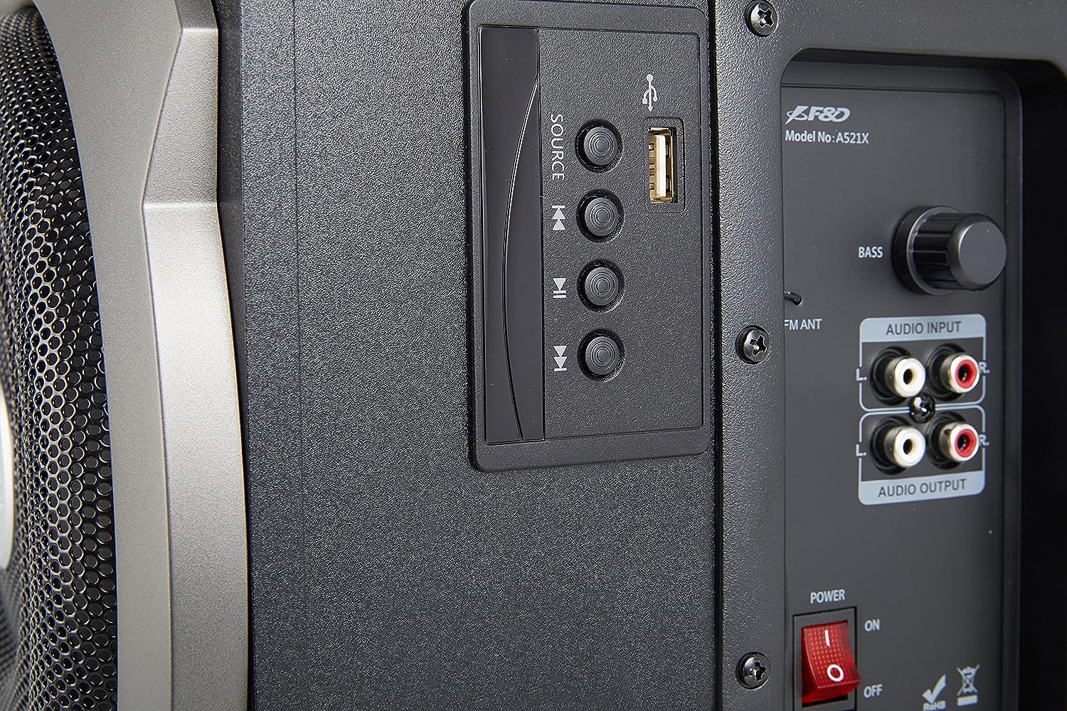 Parlante Fyd Fenda A521x Black 2.1