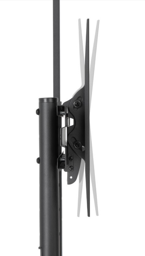 Soporte Intelaid Tv Movil En Acero Regulable En Altura  Estante Para Camara It-smt