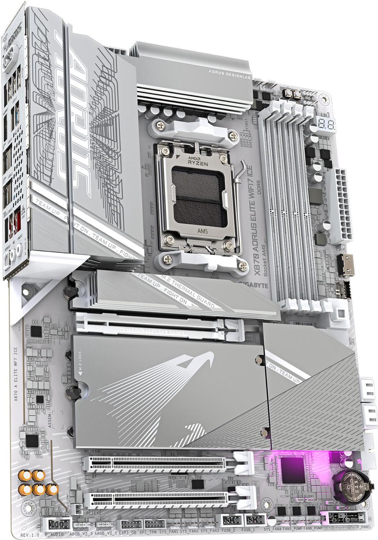Mother Gigabyte (am5) X870 A Elite Wf7 Ice