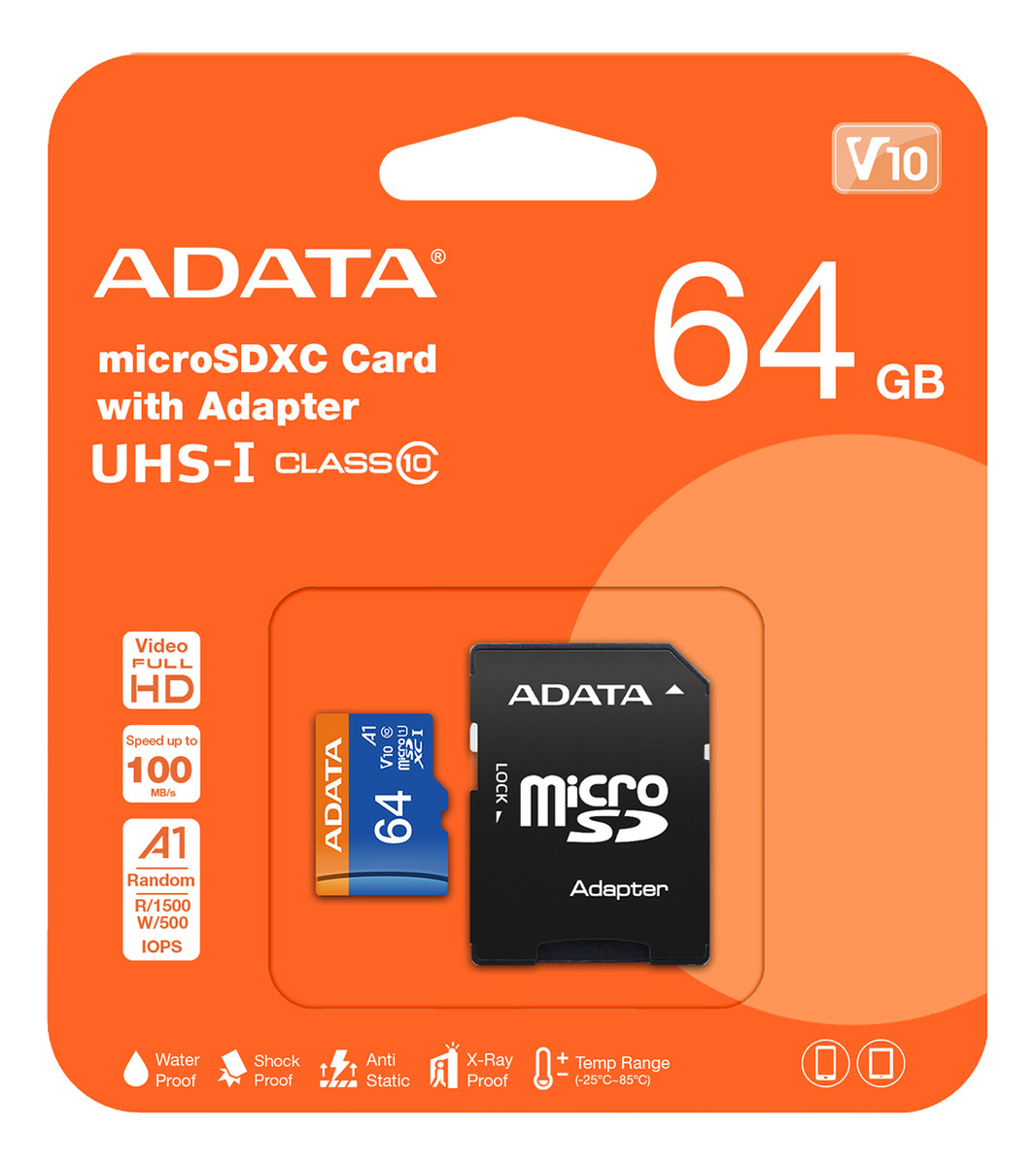 Micro Sd Adata A1 Dh Class 10 64gb