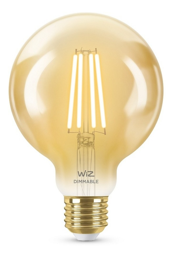 Lampara Wiz Led Smart G95 Tw/7w E27 Amber 6/1pf