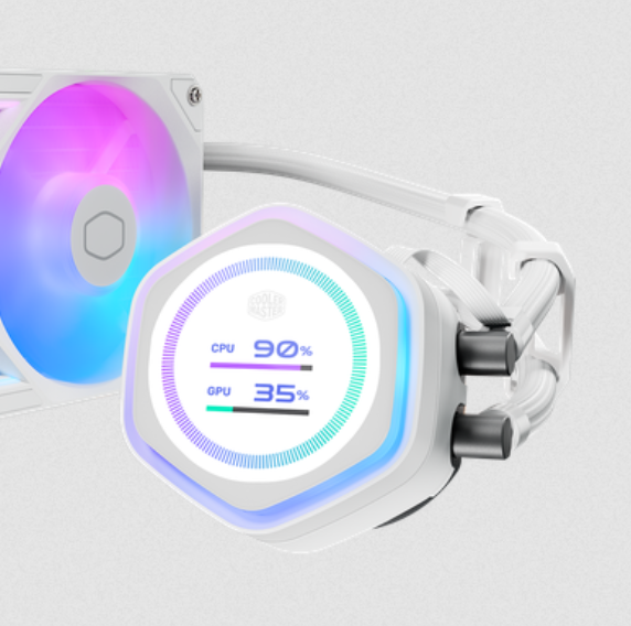 Water Cooler Master Masterliquid 360 Atmos Ii Lcd White