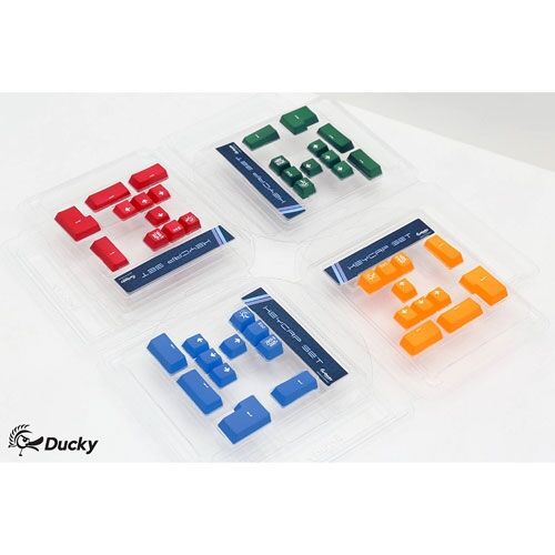 Set 11 Teclas Ducky Red Pbt Double-shot  Keycap