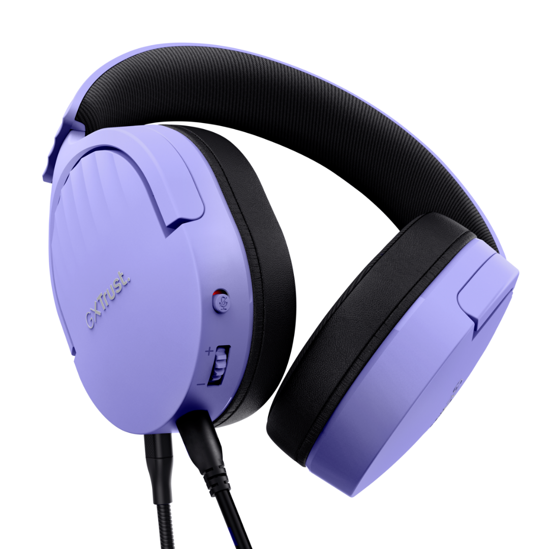 Auricular Gamer Trust Fayzo Purple Gxt489p